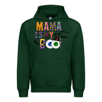 Forest Green Mama is my Boo Urban Hoodie - CowhideDigitalArt