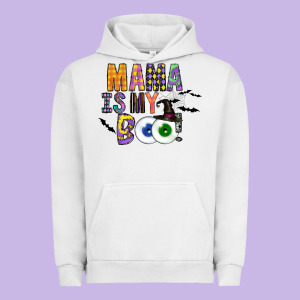 Mama Is My Boo Urban Hoodie Designed By Cowhidedigitalart