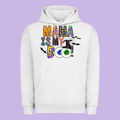 Mama Is My Boo Urban Hoodie Designed By Cowhidedigitalart