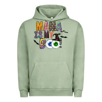 Pigment Oil Green Mama is my Boo Urban Hoodie - CowhideDigitalArt
