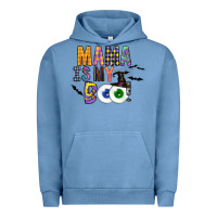Pigment Pebble Blue Mama is my Boo Urban Hoodie - CowhideDigitalArt