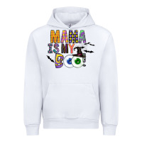 White Mama is my Boo Urban Hoodie - CowhideDigitalArt