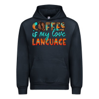 Navy coffee is my love language Urban Hoodie - HRA Design Shop