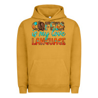 Pigment Peanut Butter coffee is my love language Urban Hoodie - HRA Design Shop