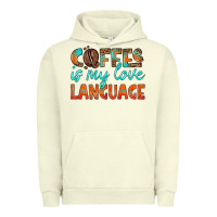 Pigment Pistachio coffee is my love language Urban Hoodie - HRA Design Shop
