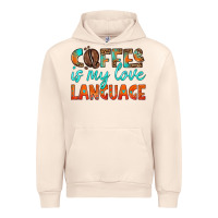 Sandshell coffee is my love language Urban Hoodie - HRA Design Shop