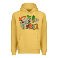 Antique Gold spooky sourus Premium Hoodie - CowhideDigitalArt