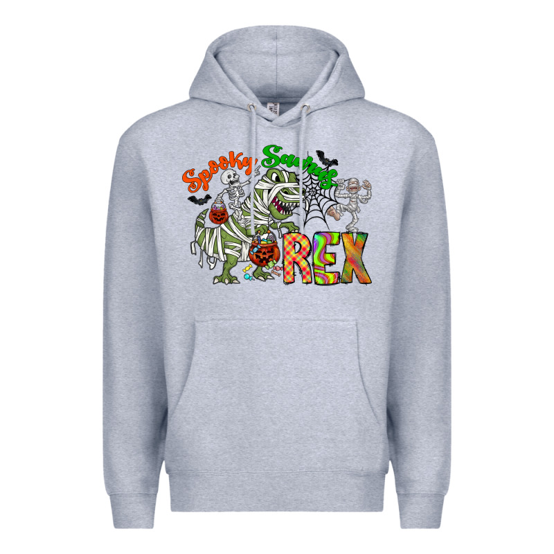 Spooky Sourus Premium Hoodie by CowhideDigitalArt | Teevron