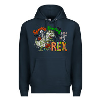 Navy spooky sourus Premium Hoodie - CowhideDigitalArt