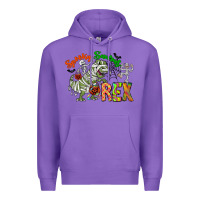 Purple spooky sourus Premium Hoodie - CowhideDigitalArt