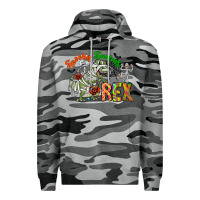 Slate Camo spooky sourus Premium Hoodie - CowhideDigitalArt