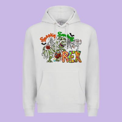 Spooky Sourus Premium Hoodie Designed By Cowhidedigitalart