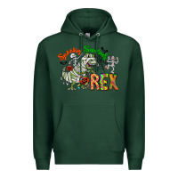 Sports Green spooky sourus Premium Hoodie - CowhideDigitalArt