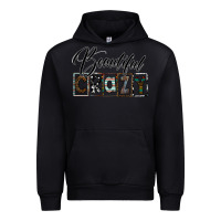 Black beatiful crazy Urban Hoodie - SublimationCraftShop