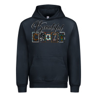 Navy beatiful crazy Urban Hoodie - SublimationCraftShop