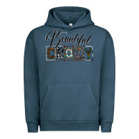 Pigment Midnight Navy beatiful crazy Urban Hoodie - SublimationCraftShop