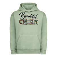 Pigment Oil Green beatiful crazy Urban Hoodie - SublimationCraftShop