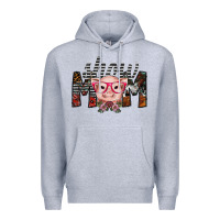 Heather Grey show mom Premium Hoodie - SublimationCraftShop