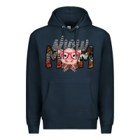 Navy show mom Premium Hoodie - SublimationCraftShop