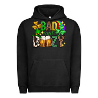 Pigment Black Bad and boozy st. patricks day Urban Hoodie - Neo Western