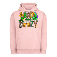 Pigment Salmon Bad and boozy st. patricks day Urban Hoodie - Neo Western