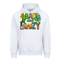 White Bad and boozy st. patricks day Urban Hoodie - Neo Western