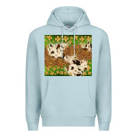 Blue Mist St. Patrick's Day shamrock tumbler Premium Hoodie - Neo Western