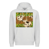 Dove Grey St. Patrick's Day shamrock tumbler Premium Hoodie - Neo Western