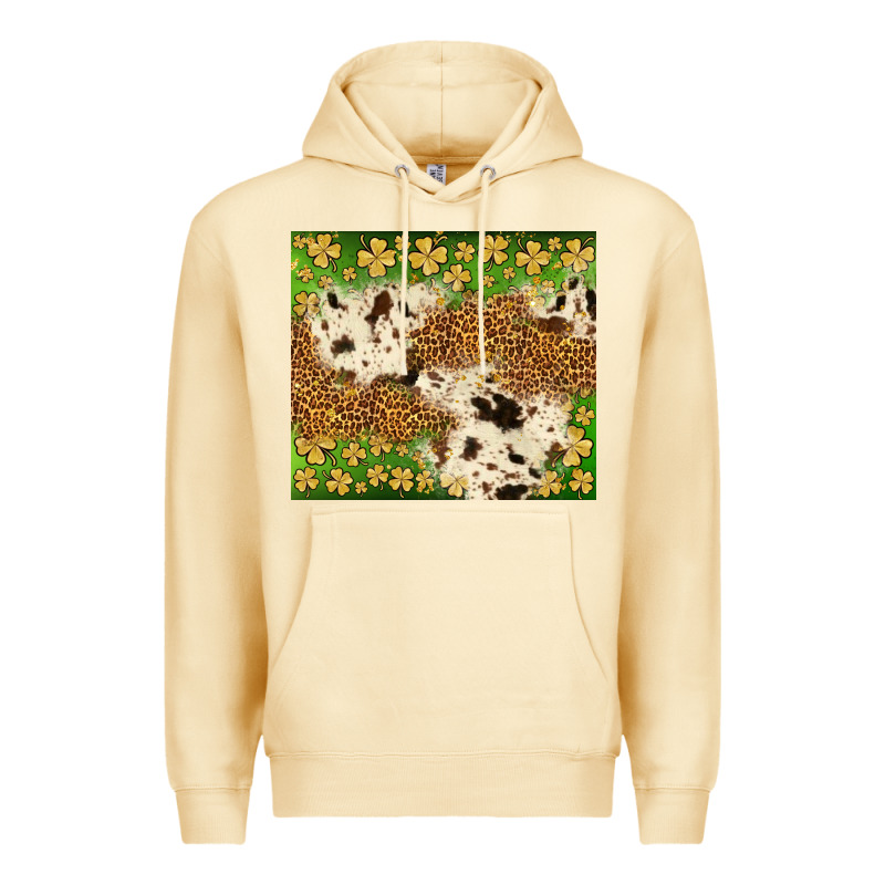 St. Patrick's Day Shamrock Tumbler Premium Hoodie by Neo Western | Teevron
