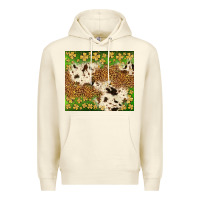 Sandshell St. Patrick's Day shamrock tumbler Premium Hoodie - Neo Western