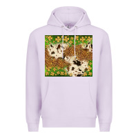 Lilac St. Patrick's Day shamrock tumbler Premium Hoodie - Neo Western