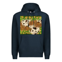 Navy St. Patrick's Day shamrock tumbler Premium Hoodie - Neo Western