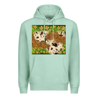 Seafoam St. Patrick's Day shamrock tumbler Premium Hoodie - Neo Western
