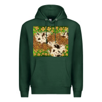 Sports Green St. Patrick's Day shamrock tumbler Premium Hoodie - Neo Western