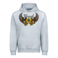 Heather Grey blessed mom Urban Hoodie - SublimationCraftShop