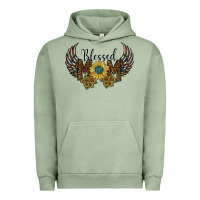 Pigment Oil Green blessed mom Urban Hoodie - SublimationCraftShop