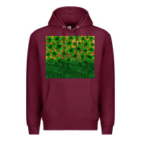 Burgundy St. patrick's Day shamrock leopard  tumbler Premium Hoodie - Neo Western