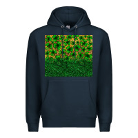 Navy St. patrick's Day shamrock leopard  tumbler Premium Hoodie - Neo Western