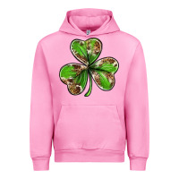 Fuchsia Pink Cowhide leopard shamrock 4th of july Urban Hoodie - Neo Western