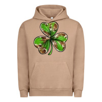 Pigment Burro Cowhide leopard shamrock 4th of july Urban Hoodie - Neo Western