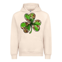 Sandshell Cowhide leopard shamrock 4th of july Urban Hoodie - Neo Western