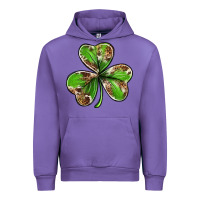 Tulip Cowhide leopard shamrock 4th of july Urban Hoodie - Neo Western