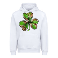 White Cowhide leopard shamrock 4th of july Urban Hoodie - Neo Western