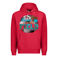 Cardinal my heart is on that field soccer Premium Hoodie - HRA Design Shop