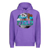 Purple my heart is on that field soccer Premium Hoodie - HRA Design Shop