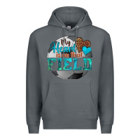 Rock my heart is on that field soccer Premium Hoodie - HRA Design Shop