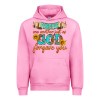 Fuchsia Pink forgive one another just as god forgave you Urban Hoodie - HRA Design Shop