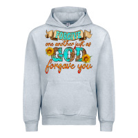 Heather Grey forgive one another just as god forgave you Urban Hoodie - HRA Design Shop