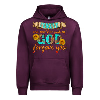 Mauve Wine forgive one another just as god forgave you Urban Hoodie - HRA Design Shop