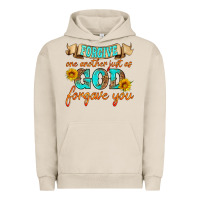 Pigment French Oak forgive one another just as god forgave you Urban Hoodie - HRA Design Shop
